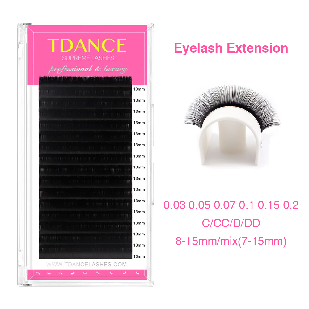 Eyelash Extension Korean - TDANCE przedłużanie rzęs 16 rzędów Korea