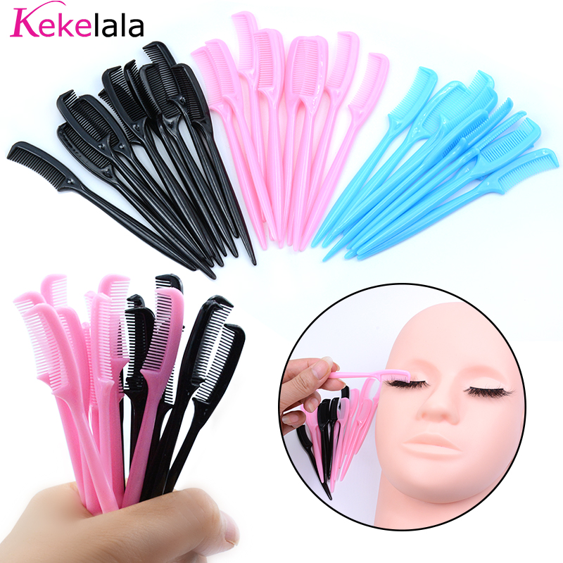 Eyelash Extension Wholesale - Kekelala 10 sztuk hurtownie Mini grzebienie