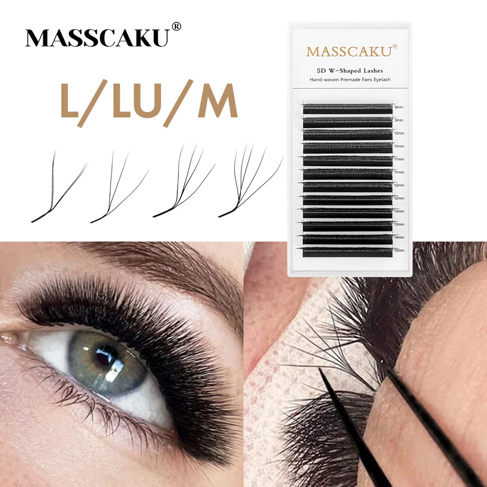 Eyelash Extension Yy - MASSCAKU YY/3D/4D/5D/6D Rzęsy w kształcie litery