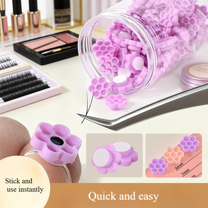 Eyelash Extension Guide - 120 szt. Pojemników na klej do