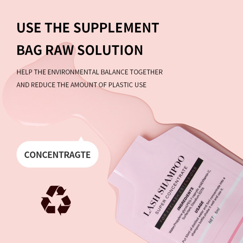 Zestaw pianki do mycia rzęs 60 – Eyelash Extension Wash Kit recenzja i cena