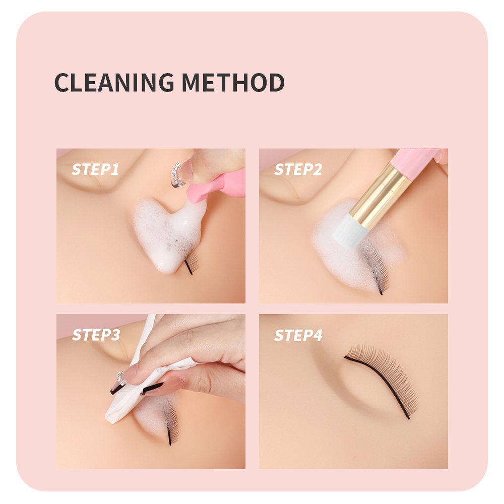 Zestaw pianki do mycia rzęs 60 – Eyelash Extension Wash Kit recenzja i cena