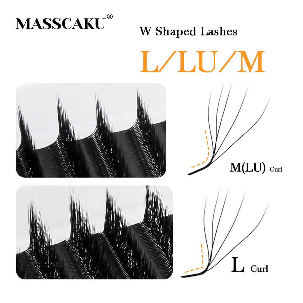 MASSCAKU L LU M Curl YY/W Shap – Eyelash Extension Yy recenzja i cena