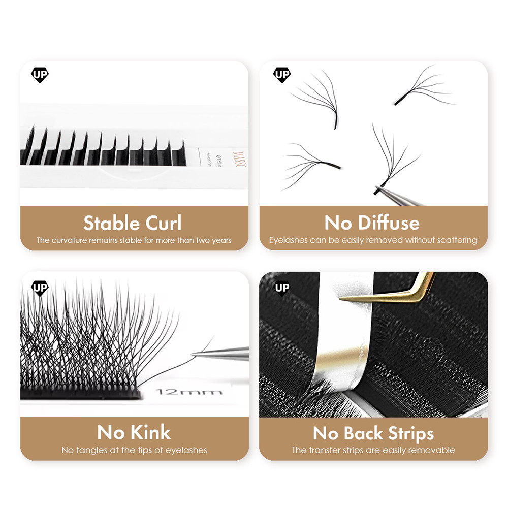 MASSCAKU L LU M Curl YY/W Shap – Eyelash Extension Yy recenzja i cena