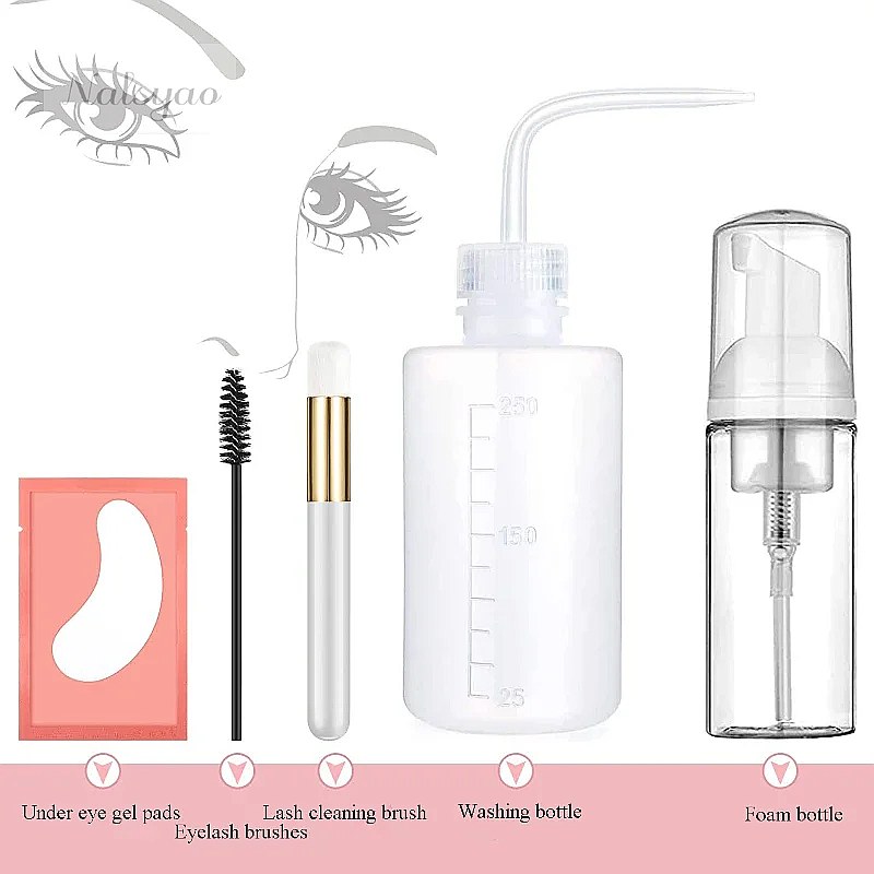 Zestaw do czyszczenia rzęs po  – Eyelash Extension Wash Kit recenzja i cena