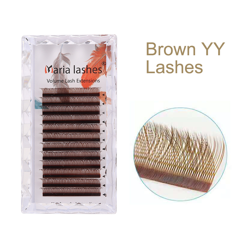 MARIA Brown YY Kształt Rzęs Ko – Eyelash Extension Yy recenzja i cena