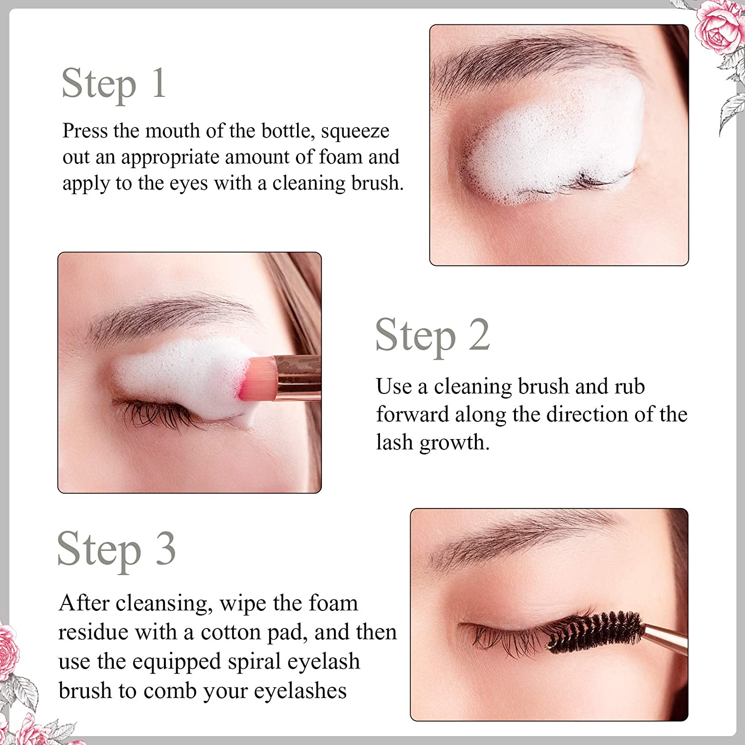 Zestaw do mycia rzęs 50ML zest – Eyelash Extension Wash Kit recenzja i cena
