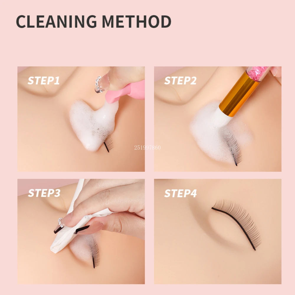 60ml Butelki z Pompką Pianową  – Eyelash Extension Wash Kit recenzja i cena