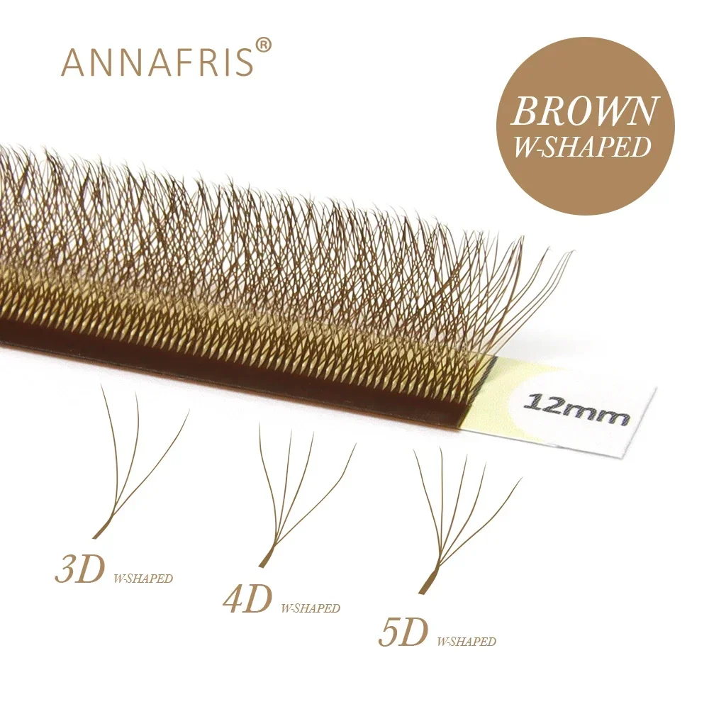 ANNAFRIS Brown W Shape Lash Ex – Eyelash Extension Yy recenzja i cena