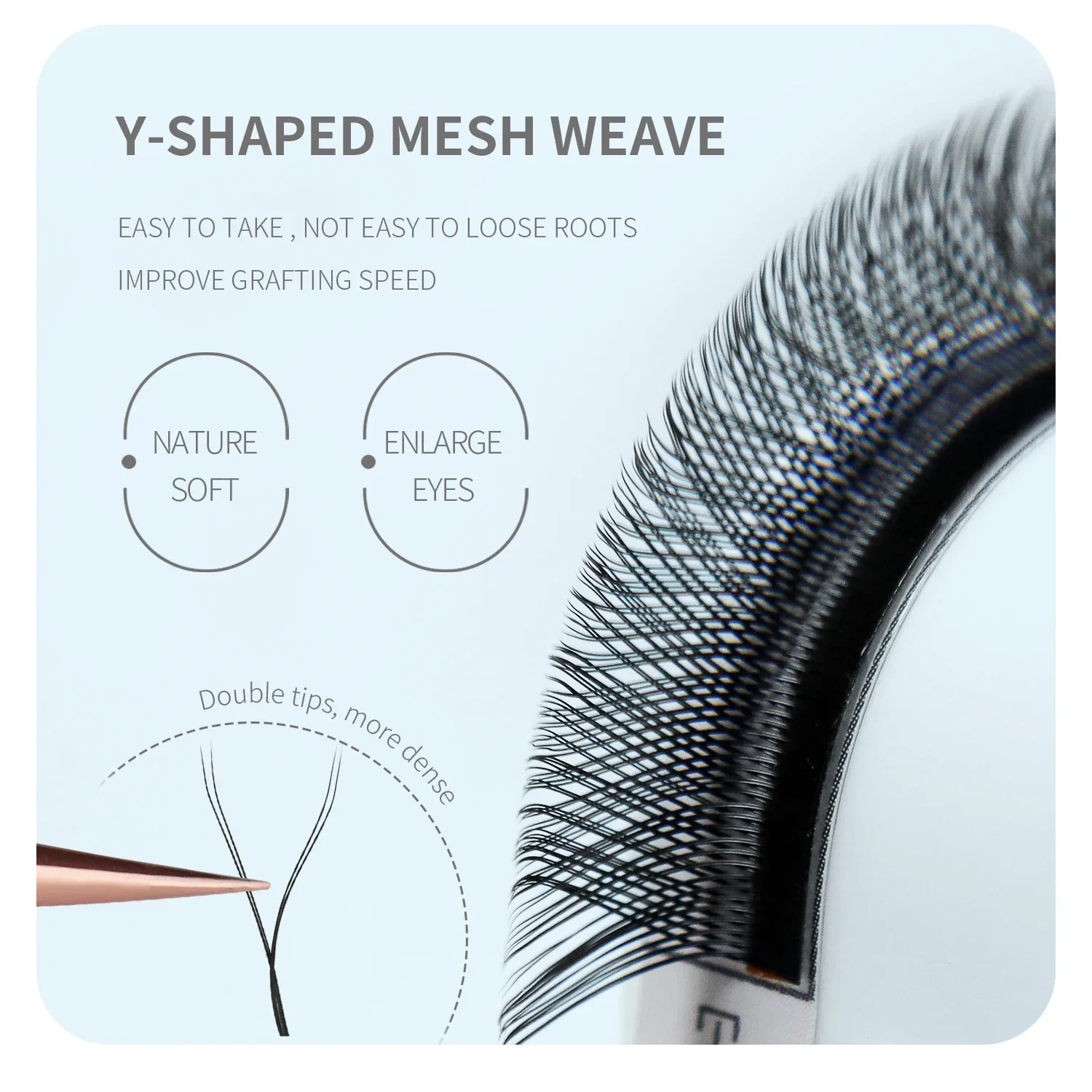 ANNAFRIS Brown W Shape Lash Ex – Eyelash Extension Yy recenzja i cena