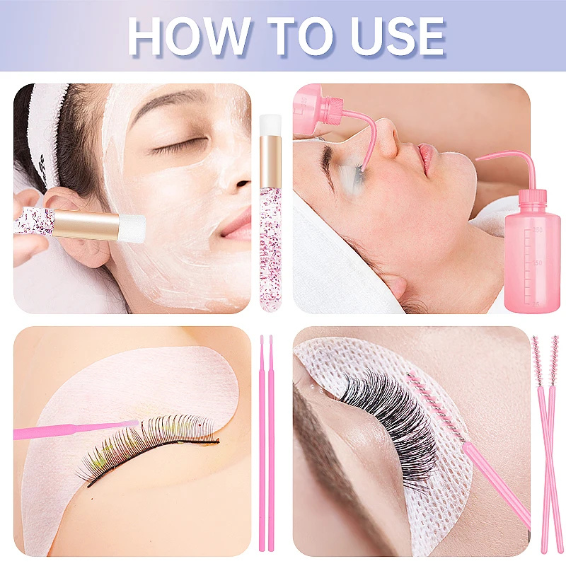 153 sztuk/zestaw zestaw materi – Eyelash Extension Wash Kit recenzja i cena
