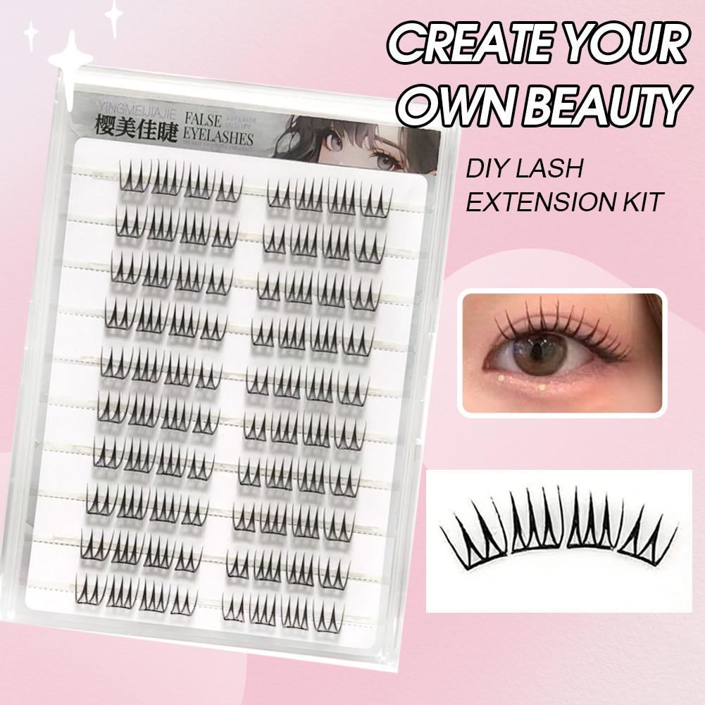 Sztuczne rzęsy w kształcie lit – Eyelash Extension Korean recenzja i cena