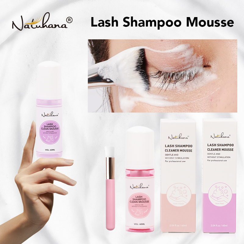 Natuhana 60ml szampon do przed – Eyelash Extension Wash Kit recenzja i cena