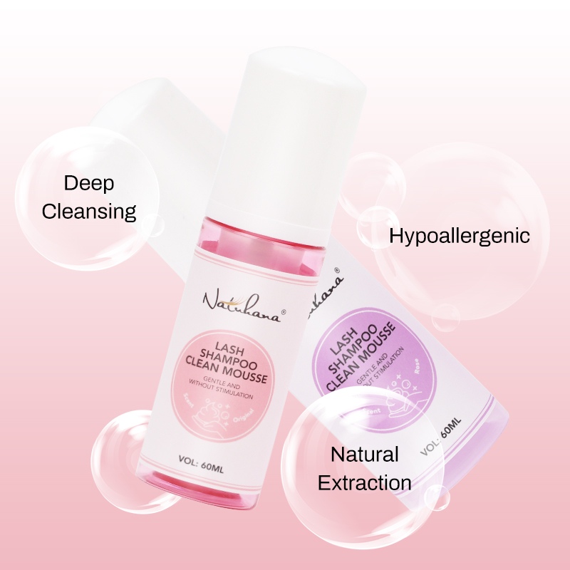 Natuhana 60ml szampon do przed – Eyelash Extension Wash Kit recenzja i cena